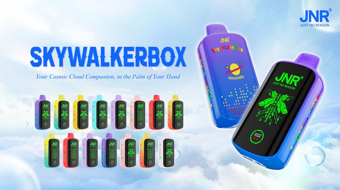 JNR SKYWALKER Box 21000 engångsvape - sur äppelis: En smakrik revolution för Sveriges vapers