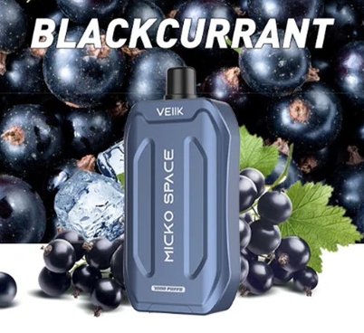 VEIIK Micko Space 7000 Puffs Disponibel Vape – Svart Vinbär: En Sensorisk Resa i Varje Drag