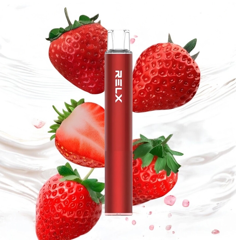 RELX MagicGo ga600 Puffs Vape – jordgubbssprängd: Ett bärigt utbrott i ett slimmat format för den moderna svenska vaperen