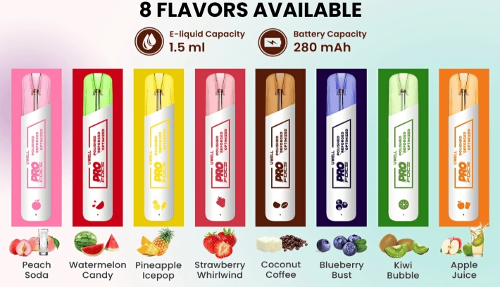 Uwell Gabriel Equal 450 Puffs Vape - Äppeljuice: En Smakfull, Hållbar Paus i Fickformat