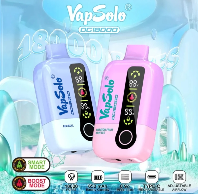 VapSolo DG18000: En Explosion av Passionsfrukt Kiwi i Svensk Vardag