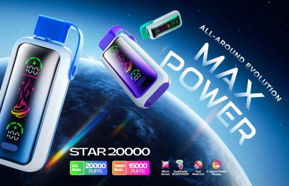 VOZOL STAR 20000 Puffs Vape – druvis: En futuristisk resa genom smak och prestanda