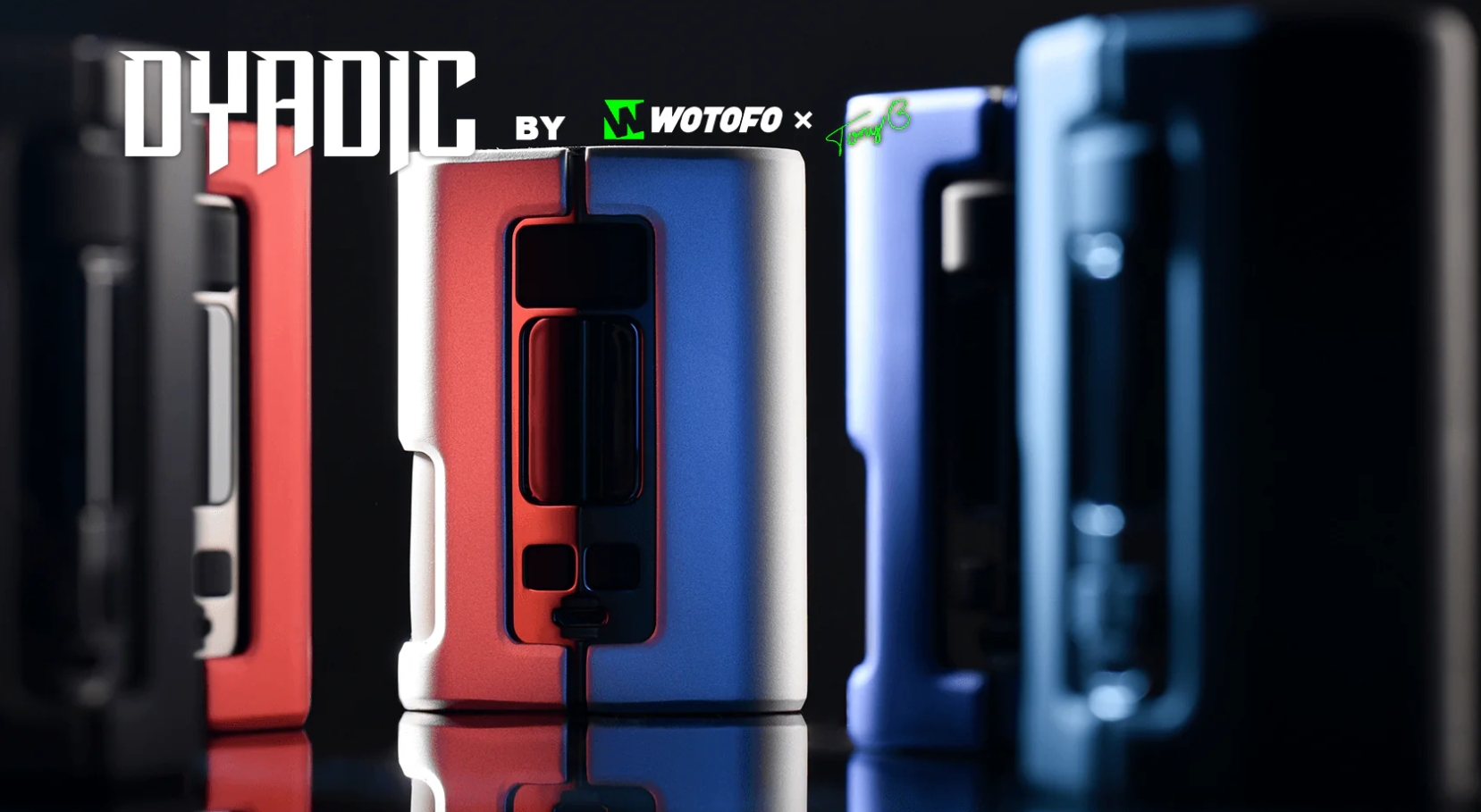 Wotofo Dyadic Squonk Mod Kit Vape – blå: Mekanisk precision möter modern elegans i en squonk för den svenska vape-eliten